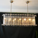 Transparent Murano Leaf Shaped Chandelier-DWHOME