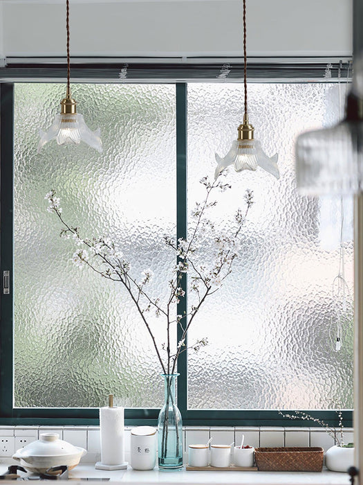 Transparent Crystal Pendant Light-DWHOME