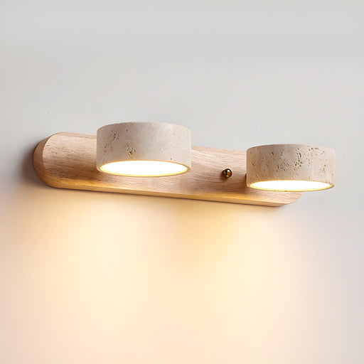 Travertine Duo Wall Light-DWHOME