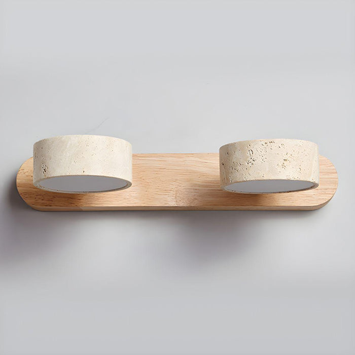 Travertine Duo Wall Light-DWHOME