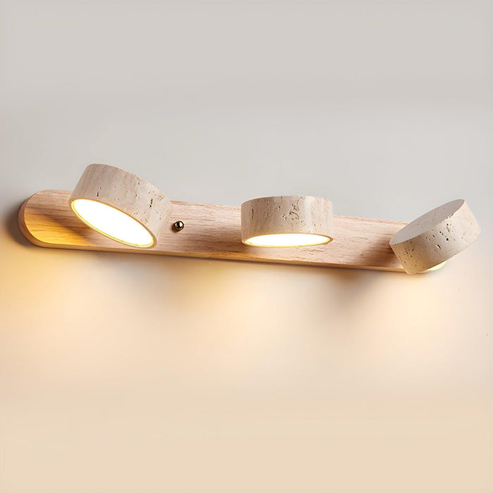 Travertine Duo Wall Light-DWHOME