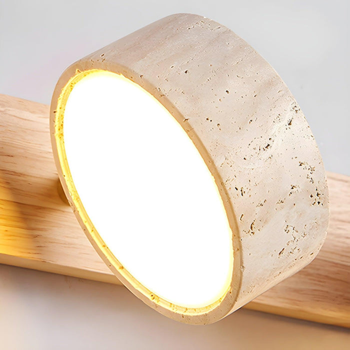 Travertine Duo Wall Light-DWHOME