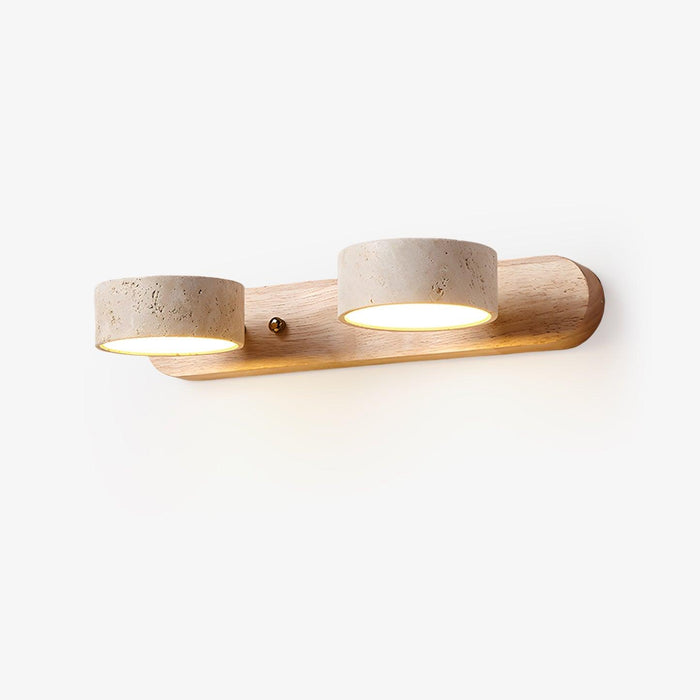Travertine Duo Wall Light-DWHOME