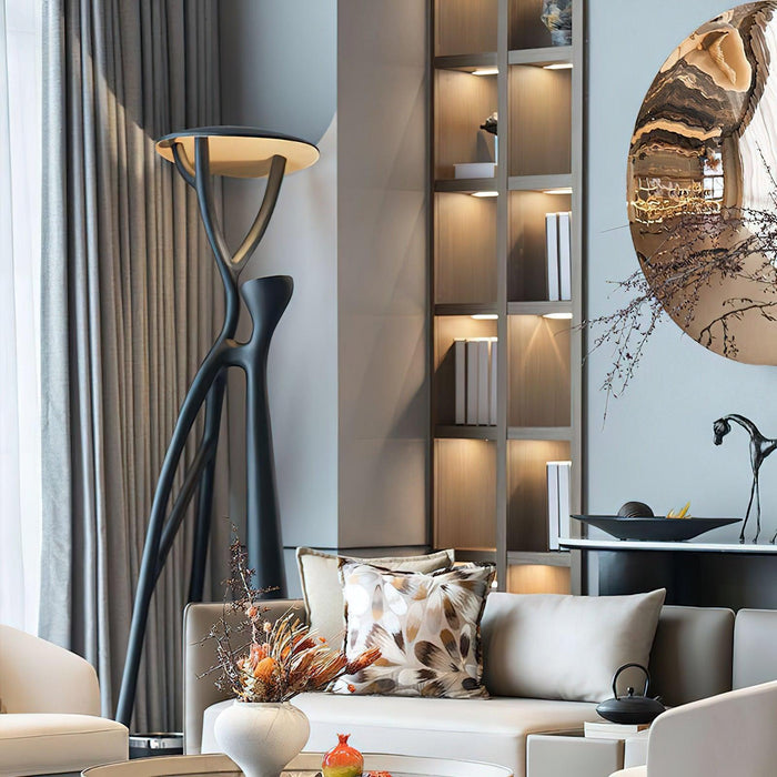 Gothic Tree Sculpture Floor Lamp - DWHOME