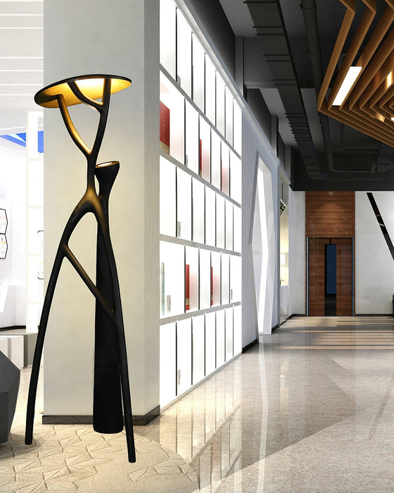 Gothic Tree Sculpture Floor Lamp - DWHOME