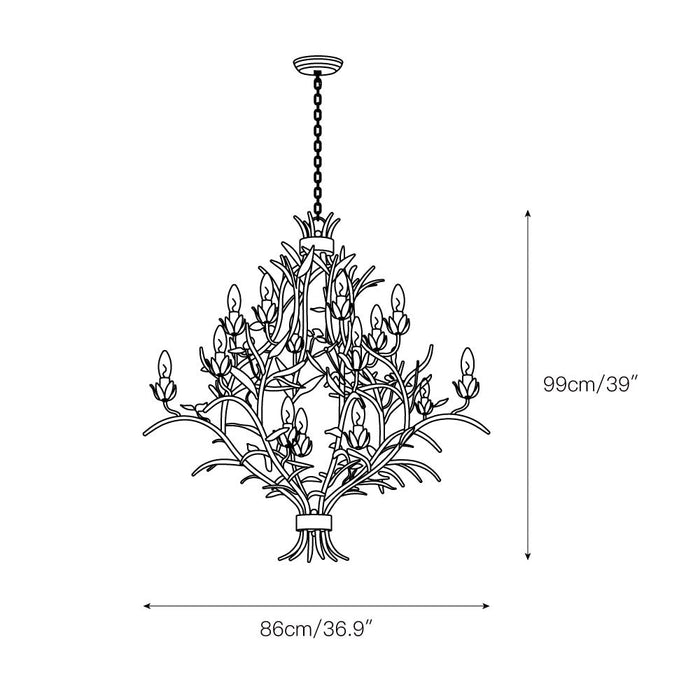 Trillium Chandelier-DWHOME