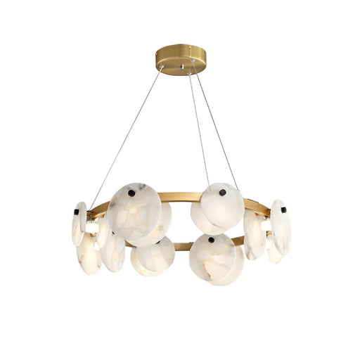 Trinidad Alabaster Chandelier-DWHOME