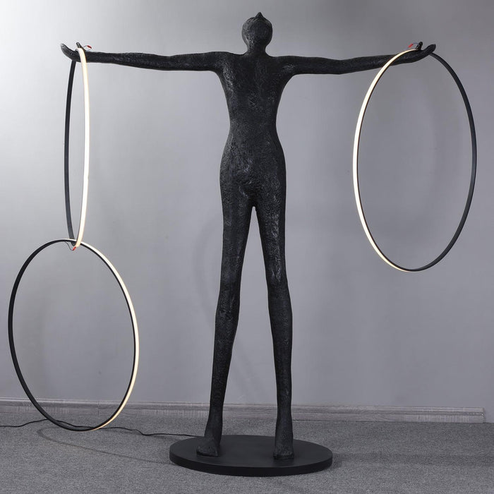 Trinity Life Sculpture Floor Lamp - DWHOME
