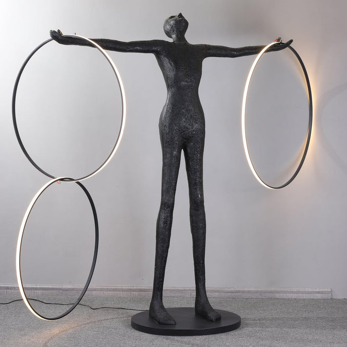 Trinity Life Sculpture Floor Lamp - DWHOME