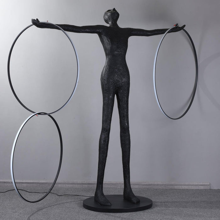 Trinity Life Sculpture Floor Lamp - DWHOME