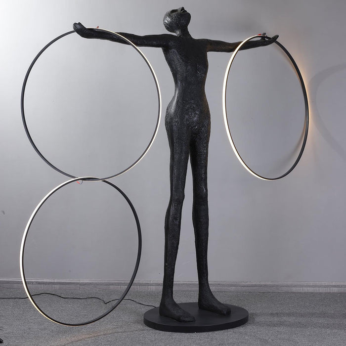 Trinity Life Sculpture Floor Lamp - DWHOME