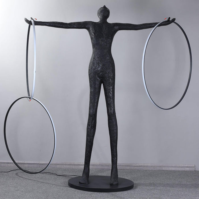 Trinity Life Sculpture Floor Lamp - DWHOME