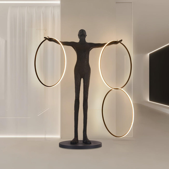 Trinity Life Sculpture Floor Lamp - DWHOME