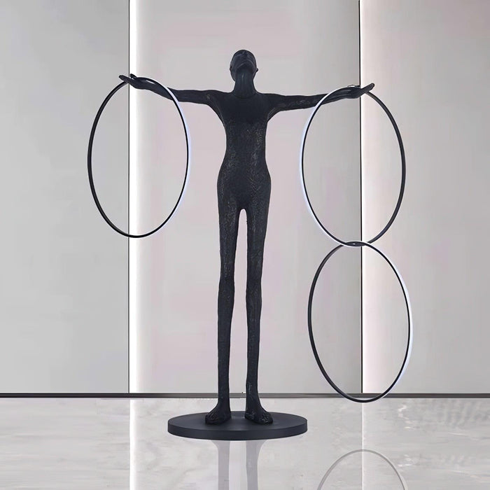 Trinity Life Sculpture Floor Lamp - DWHOME