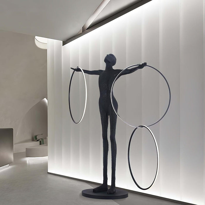 Trinity Life Sculpture Floor Lamp - DWHOME