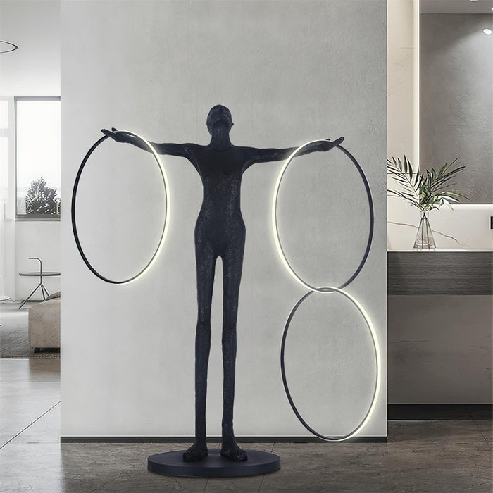 Trinity Life Sculpture Floor Lamp - DWHOME