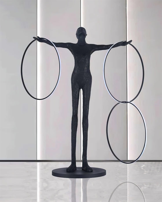 Trinity Life Sculpture Floor Lamp - DWHOME