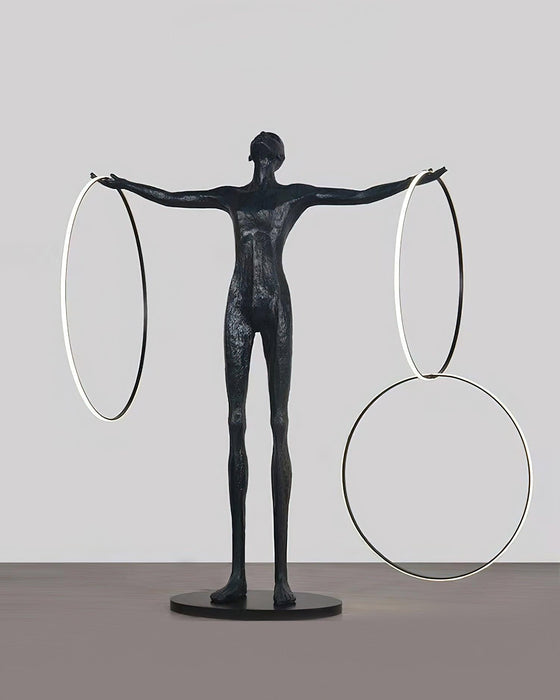 Trinity Life Sculpture Floor Lamp - DWHOME