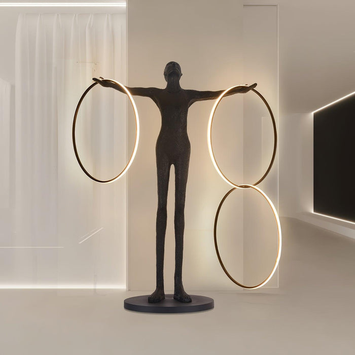 Trinity Life Sculpture Floor Lamp - DWHOME