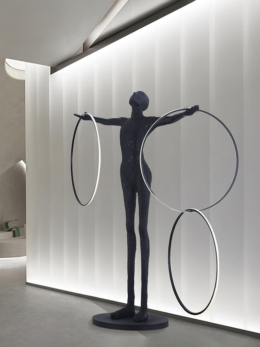 Trinity Life Sculpture Floor Lamp - DWHOME