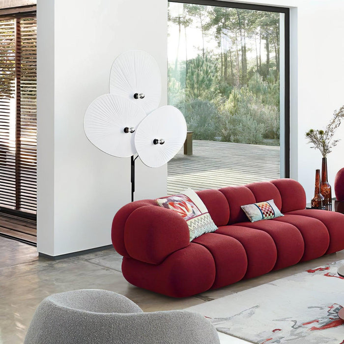 Triple Floral Floor Lamp-DWHOME