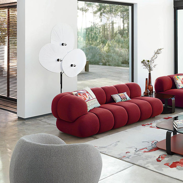 Triple Floral Floor Lamp-DWHOME