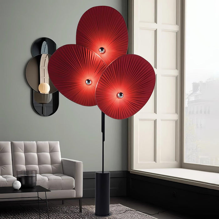 Triple Floral Floor Lamp-DWHOME