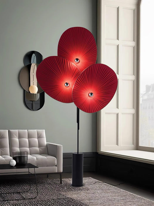 Triple Floral Floor Lamp-DWHOME