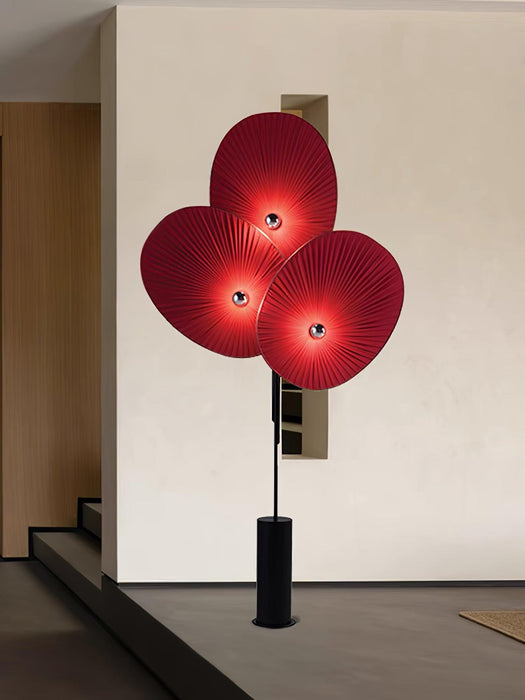 Triple Floral Floor Lamp-DWHOME
