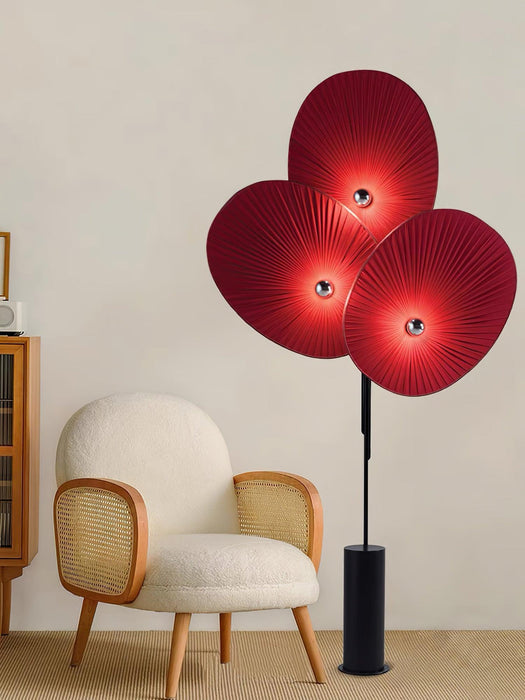 Triple Floral Floor Lamp-DWHOME