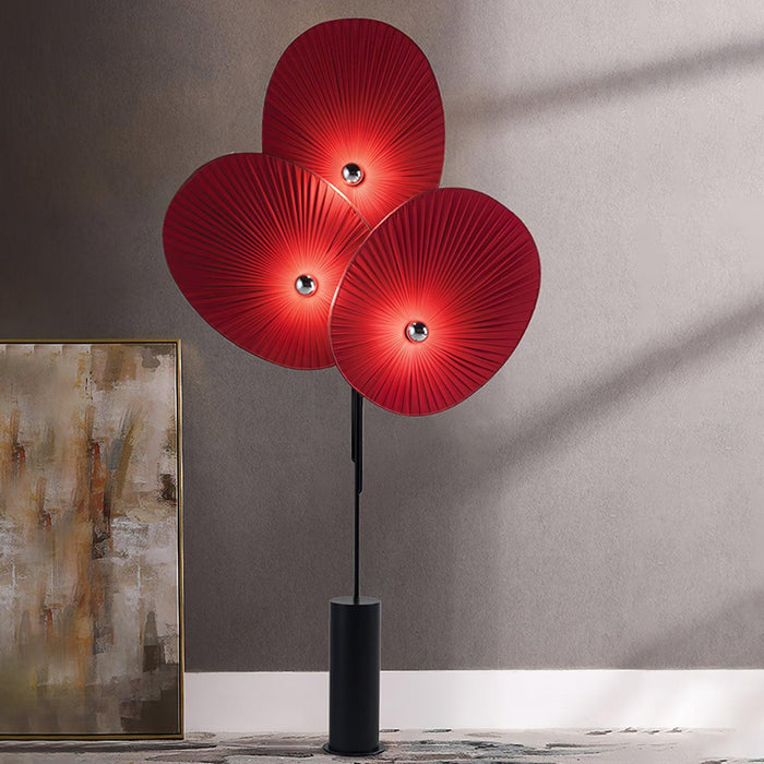 Triple Floral Floor Lamp-DWHOME