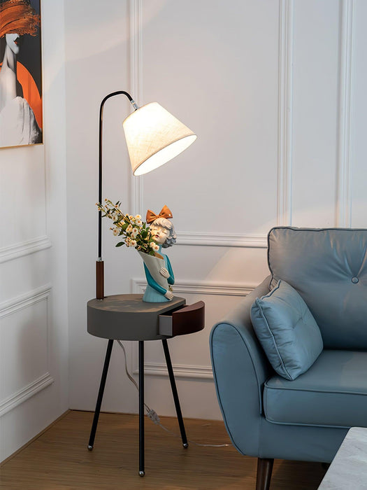 Tripod Fabric Floor Lamp-DWHOME
