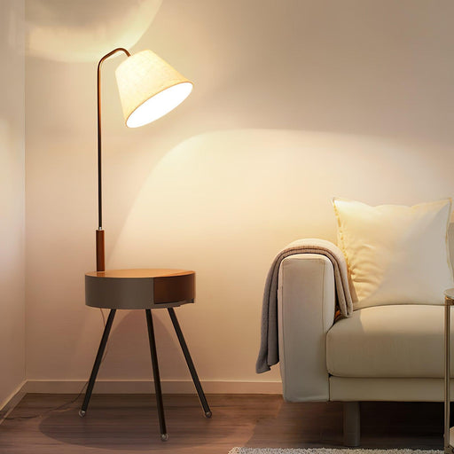 Tripod Fabric Floor Lamp-DWHOME