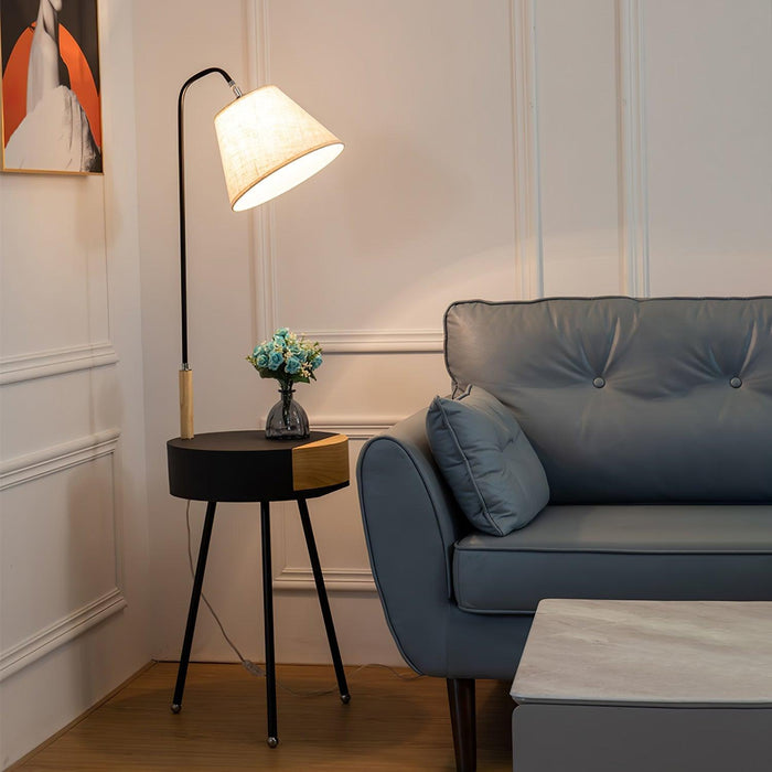 Tripod Fabric Floor Lamp-DWHOME
