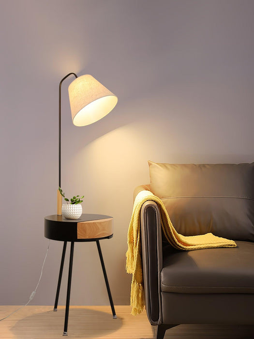 Tripod Fabric Floor Lamp-DWHOME