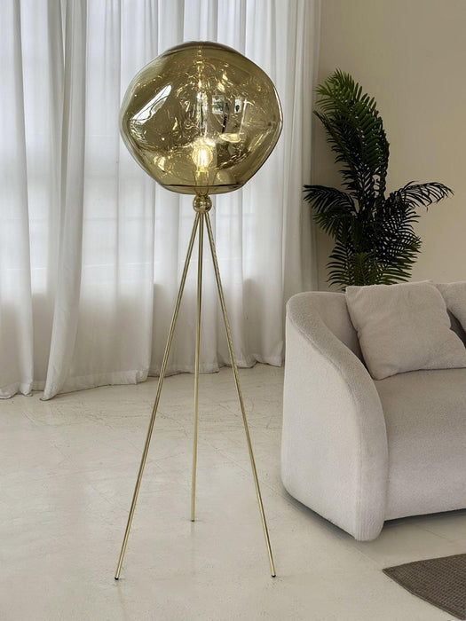 Lava Tripod Rock Floor Lamp-DWHOME