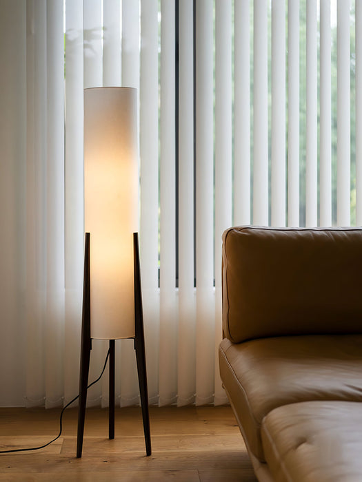 Tripod Walnut Floor Lamp - Vakkerlight