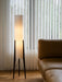Tripod Walnut Floor Lamp - Vakkerlight