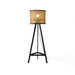 Tripod Wooden Rattan Floor Lamp - DWHOME