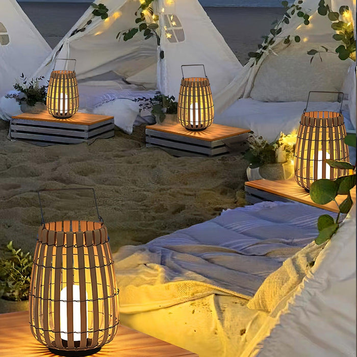 Tropic Braid Lantern Outdoor Lamp-DWHOME