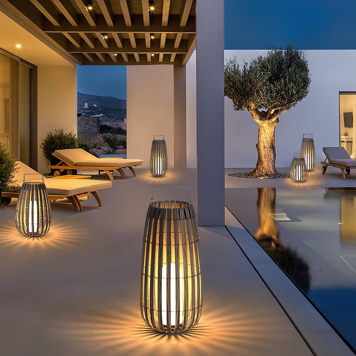 Tropic Braid Lantern Outdoor Lamp-DWHOME