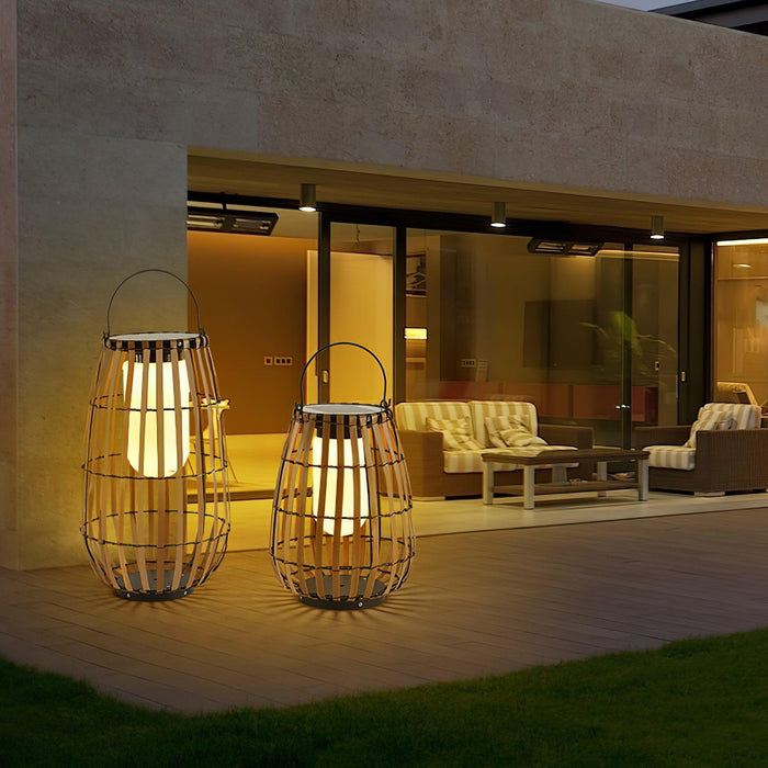 Tropic Braid Lantern Outdoor Lamp-DWHOME
