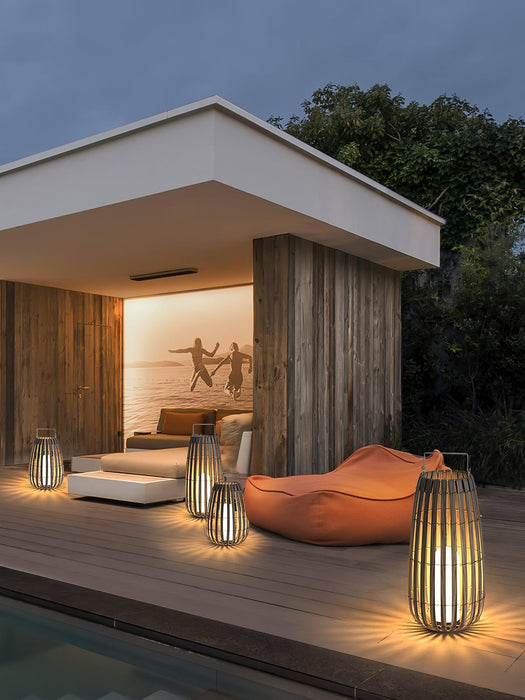 Tropic Braid Lantern Outdoor Lamp-DWHOME