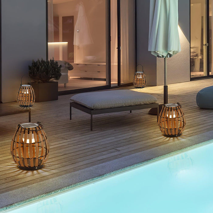Tropic Braid Lantern Outdoor Lamp-DWHOME