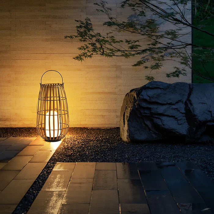 Tropic Braid Lantern Outdoor Lamp-DWHOME