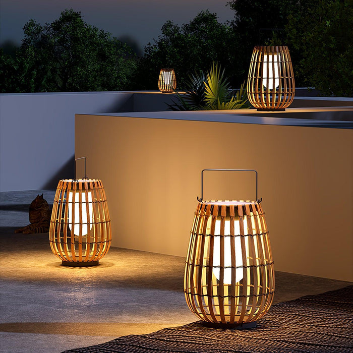 Tropic Braid Lantern Outdoor Lamp-DWHOME