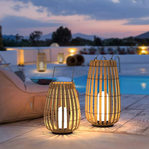 Tropic Braid Lantern Outdoor Lamp-DWHOME