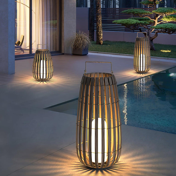 Tropic Braid Lantern Outdoor Lamp-DWHOME
