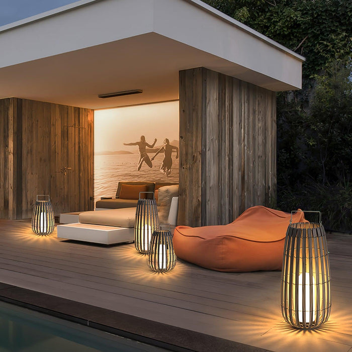 Tropic Braid Lantern Outdoor Lamp-DWHOME