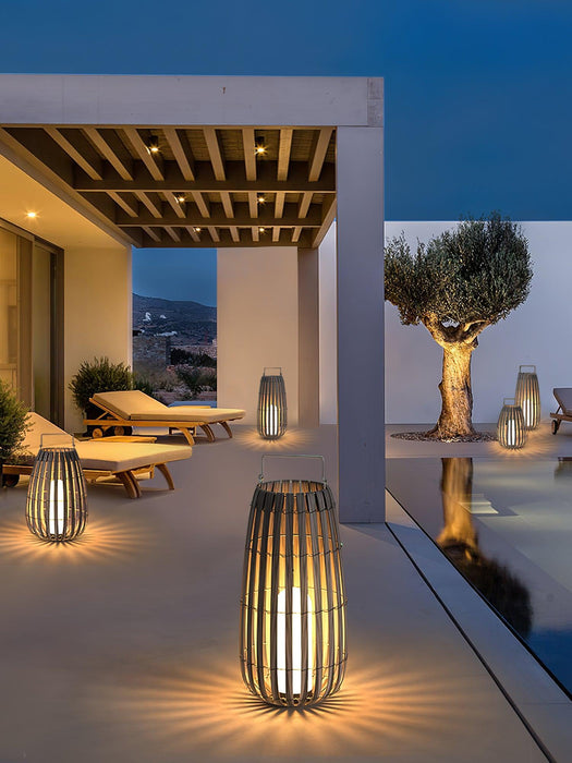 Tropic Braid Lantern Outdoor Lamp-DWHOME